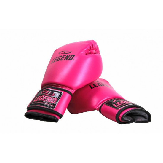 Bokshandschoenen dames roze powerfit Protect - Maat: 8oz