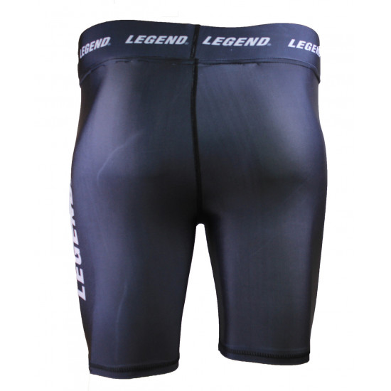 Legend DryFit short Zwart/Wit - Maat: M