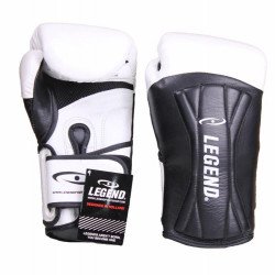 Bokshandschoenen leer Legend Power Special Wit - Maat: 12oz