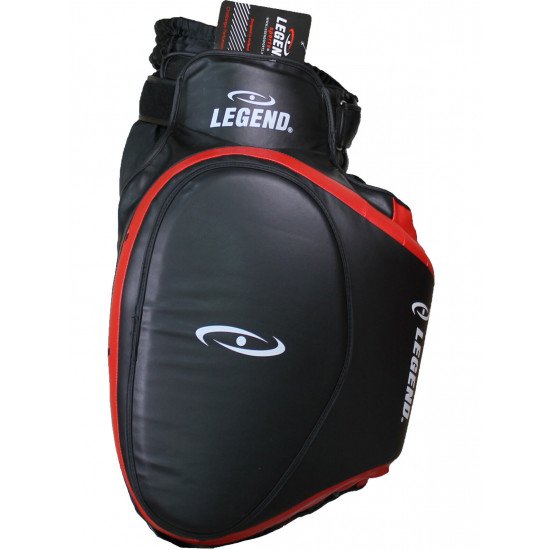Leg Protector Black Red - Default Leg Protector Black Red - Default