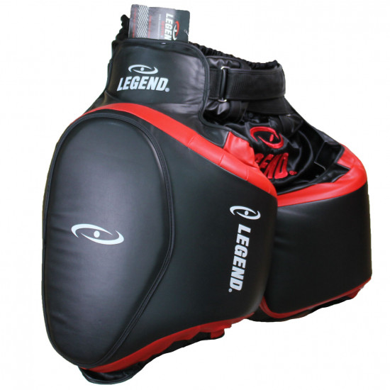 Leg Protector Black Red - Default Leg Protector Black Red - Default