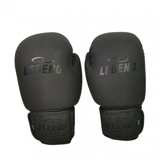 Leren Bokshandschoenen LegendPadding Mat Zwart - Maat: 12oz