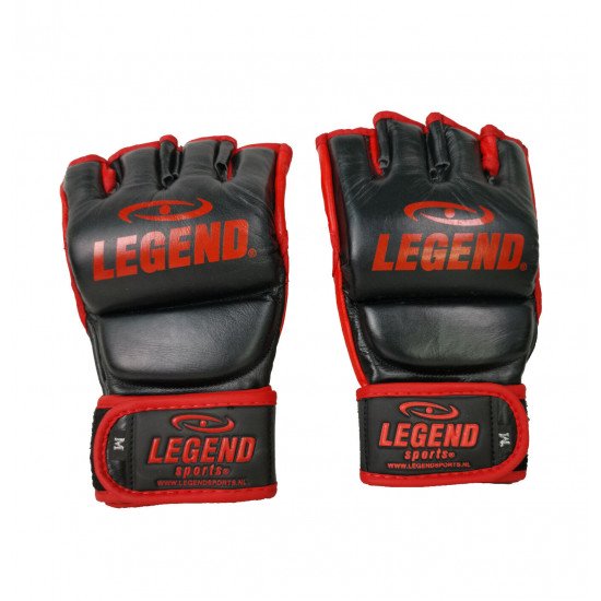 leren Bokszak - MMA Handschoenen Legend met duim - Maat: L