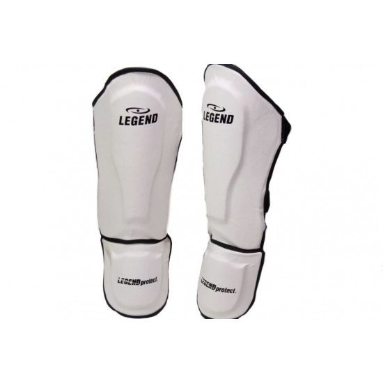 Scheenbeschermers kickboksen Legend Best Wit - Maat: M
