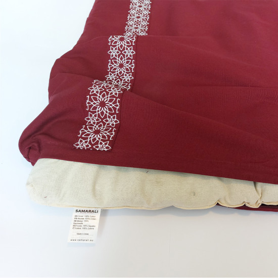 Meditatieset met Kussen Zafu Maan Kastanjebruin Meditatieset met Kussen Zafu Maan Kastanjebruin