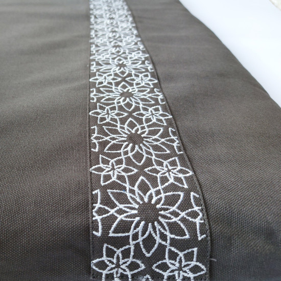 Meditatieset met Kussen Halve Maan Grijs Meditatieset met Kussen Halve Maan Grijs