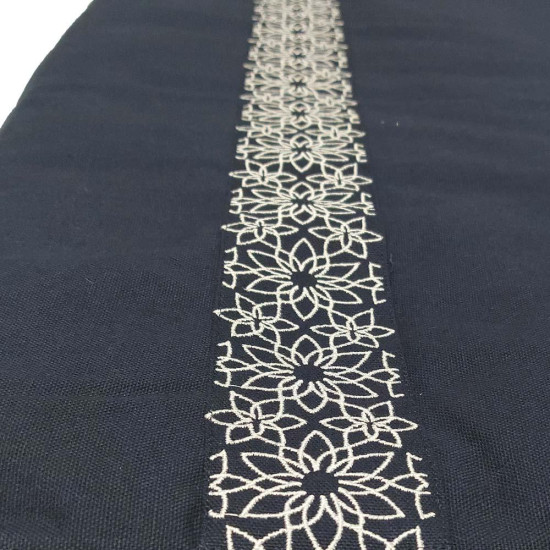 Meditatieset met  Kussen Halve Maan Marineblauw