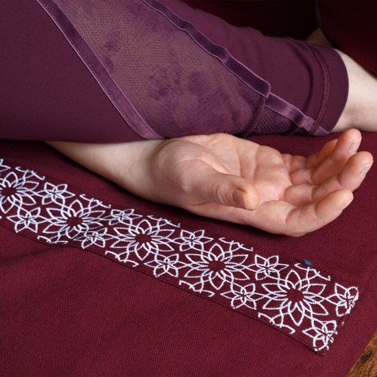 Meditatieset met Kussen Zafu Maan Kastanjebruin Meditatieset met Kussen Zafu Maan Kastanjebruin