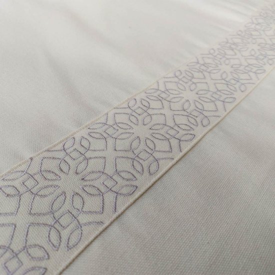 Meditatieset met  Kussen Halve Maan Ivoor