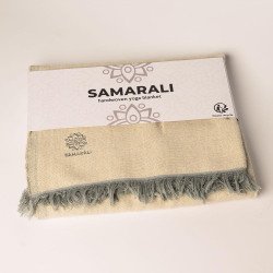 Handgemaakte katoenen yogadeken Handgemaakte katoenen yogadeken