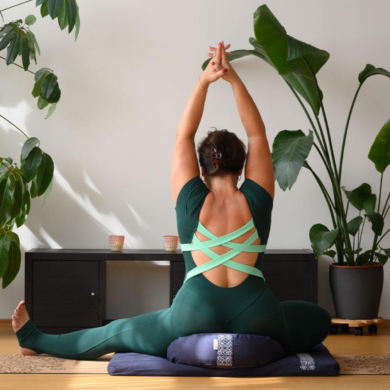 Meditatiekussen Wig Marineblauw Meditatiekussen Wig Marineblauw