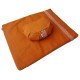 Meditatieset met Kussen Halve Maan Oranje Meditatieset met Kussen Halve Maan Oranje