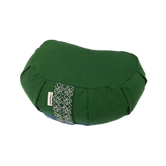 Meditatieset met kussen halve maan forest green Meditatieset met kussen halve maan forest green
