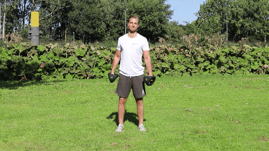 Front Raise tegen spierverlies